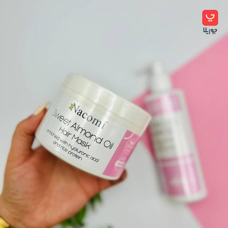 ماسک موی آبرسان ناکومی بدون سولفات حاوی روغن بادام Nacomi